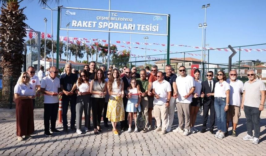 Ilıca Raket Sporları Tesisi açıldı