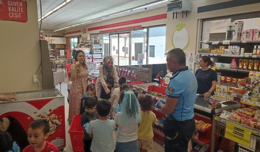 Zabıta haftası'nda miniklerden anlamlı denetim