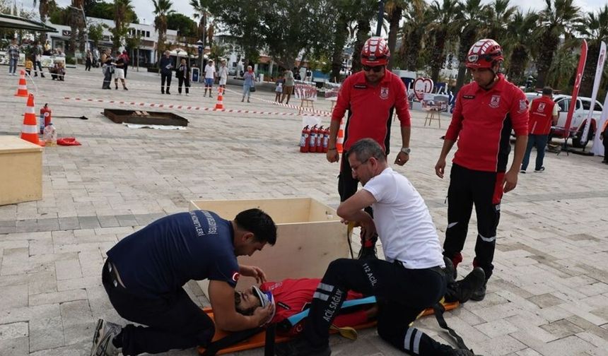 Bodrum Belediyesinden afet farkındalık etkinlikleri