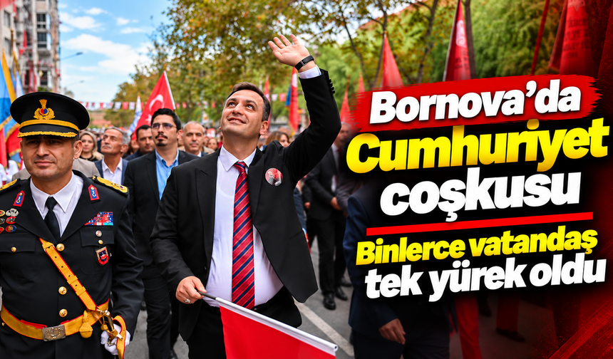 Bornova'da binlerce vatandaş tek yürek oldu