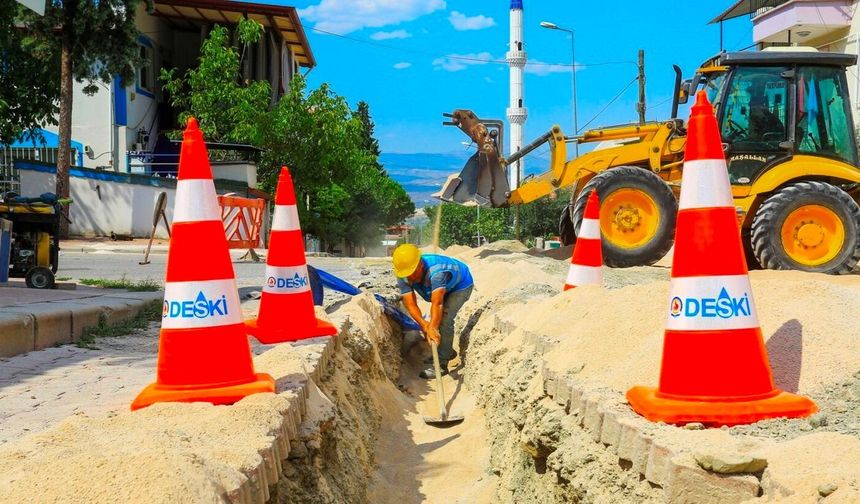 Honaz'da asbestli borular devre dışı bırakılıyor