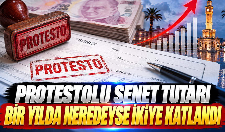 Protestolu senet tutarı bir yılda neredeyse ikiye katlandı