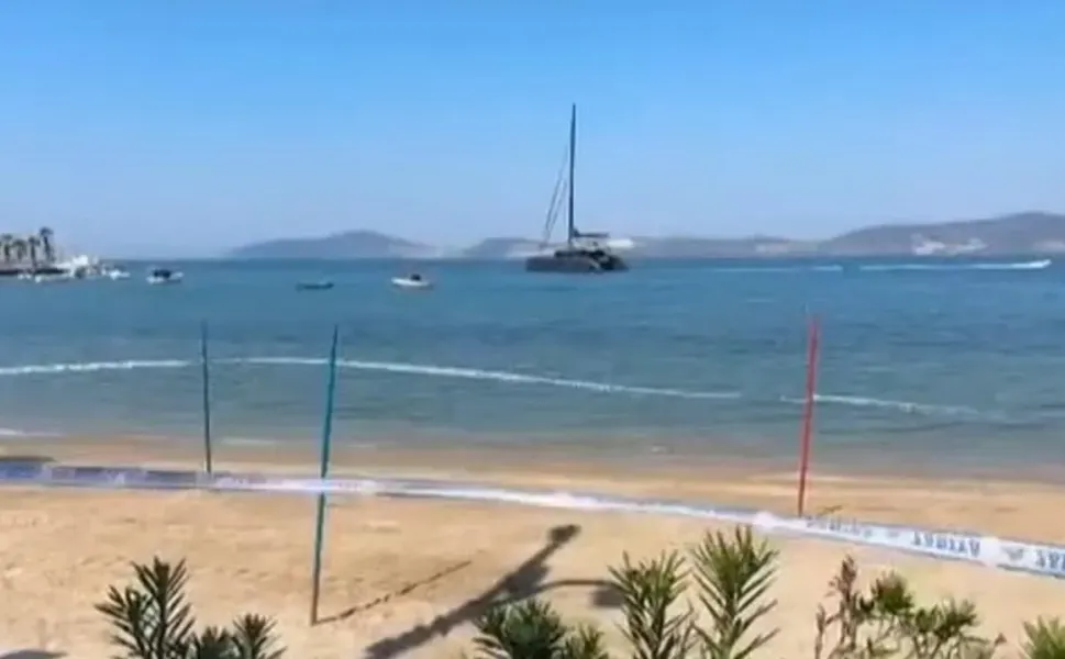 Güllük Halk Plajı tedbir amacıyla kapatıldı