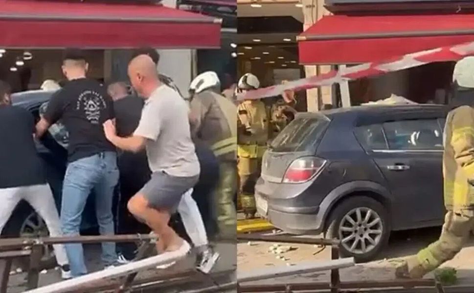 İstanbul'da otomobil yayaların arasına daldı: 6 yaralı