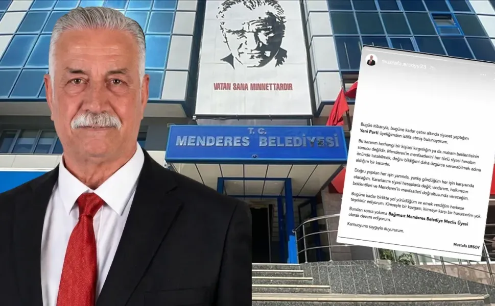 Menderes'te istifa dalgası sürüyor