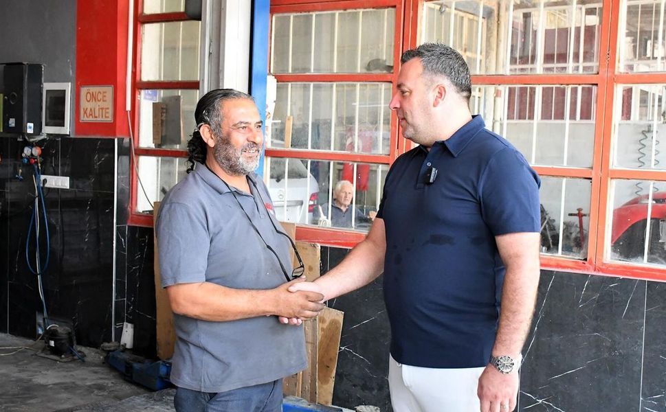 Başkan Vekili Demirtaş, sanayi sitesi esnafıyla bir araya geldi