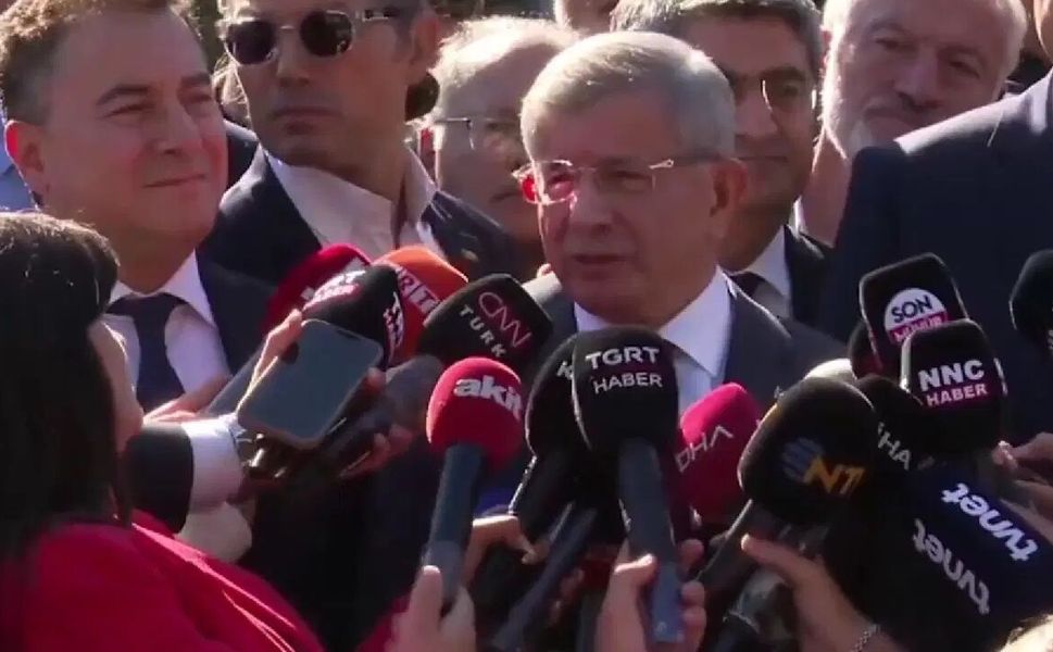 Davutoğlu ifade verdi: 'Türkiye tarihinde bir ilk'
