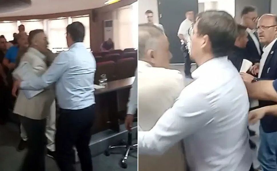 Edirne Meclisi'nde toplantı sonrası kavga