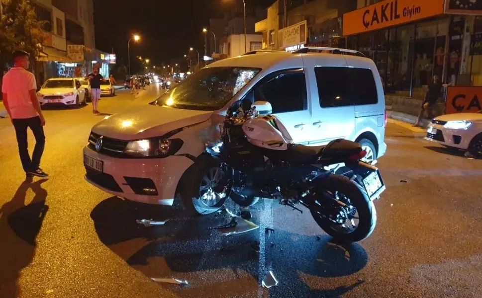 Kadirli'de motosiklet kazası: 1 ölü, 2 yaralı