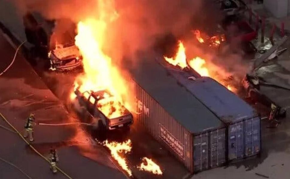 Los Angeles'ta helikopter kazası