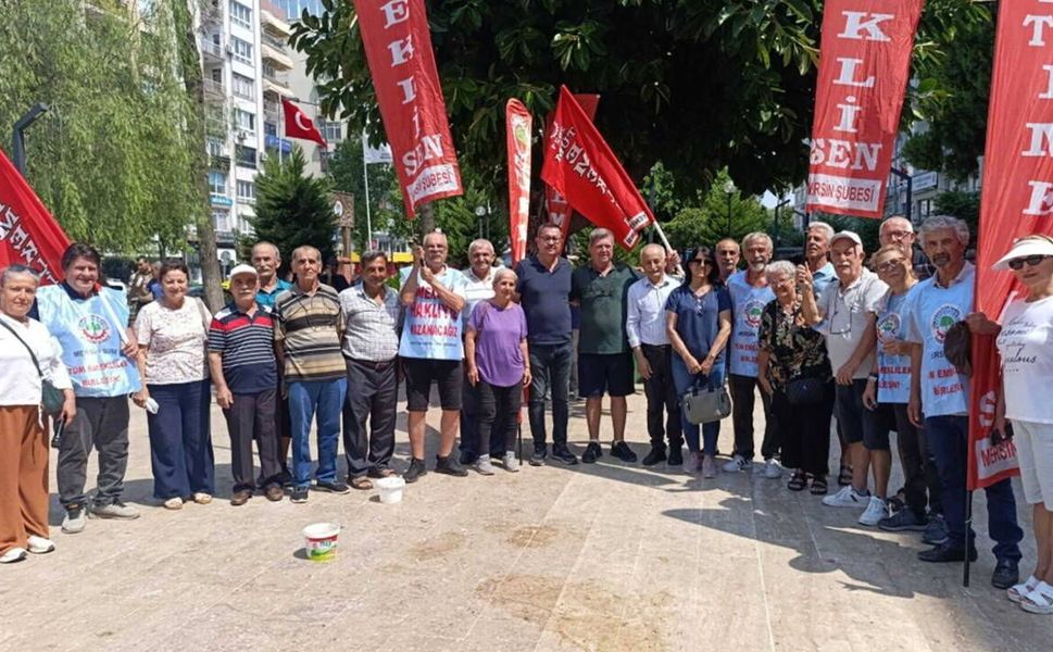 Mersin'de emeklilerden enflasyon tepkisi: Sandık mesajı