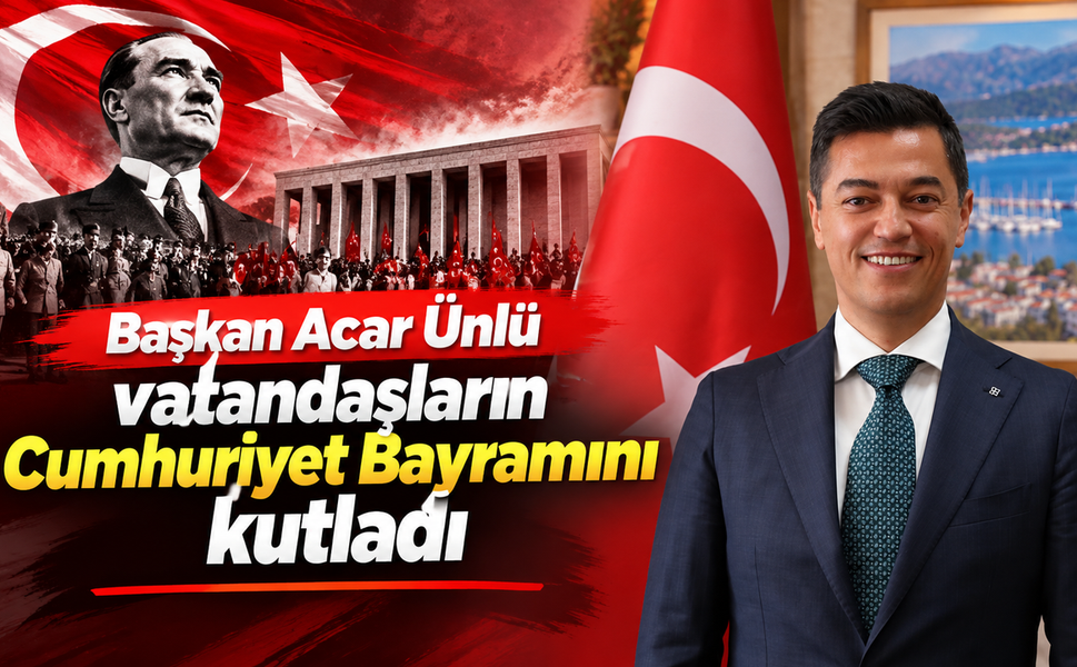 Başkan Acar Ünlü vatandaşların Cumhuriyet Bayramını kutladı