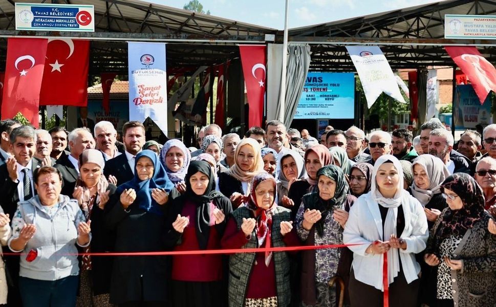 Başkan Çavuşoğlu'ndan Tavas'ta yoğun mesai