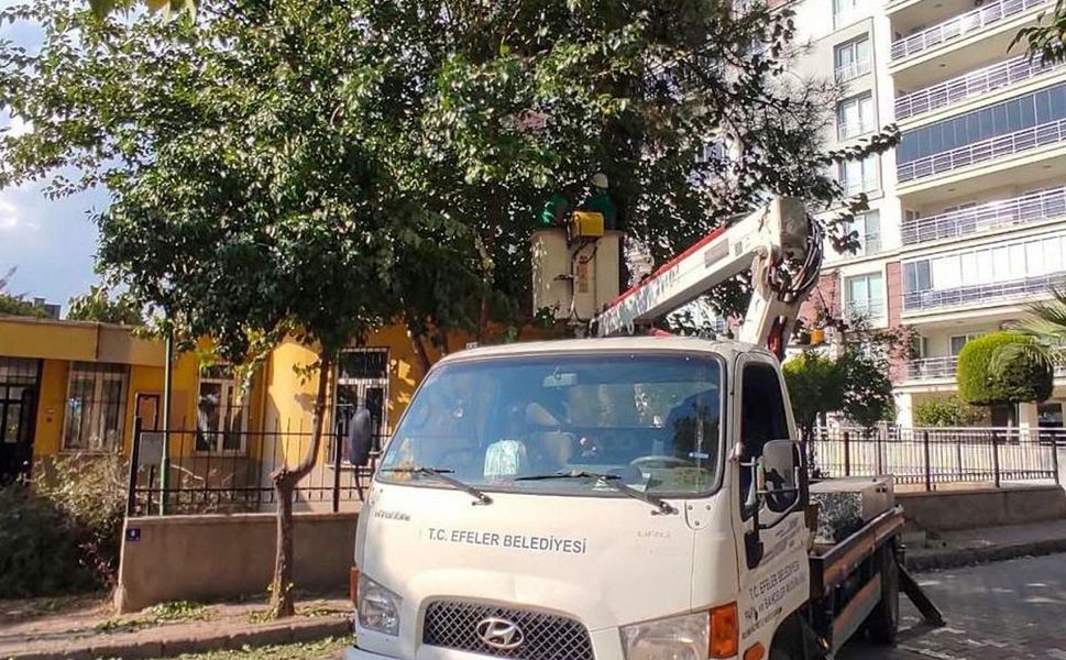 Efeler'in yeşil alanlarına özel dokunuş