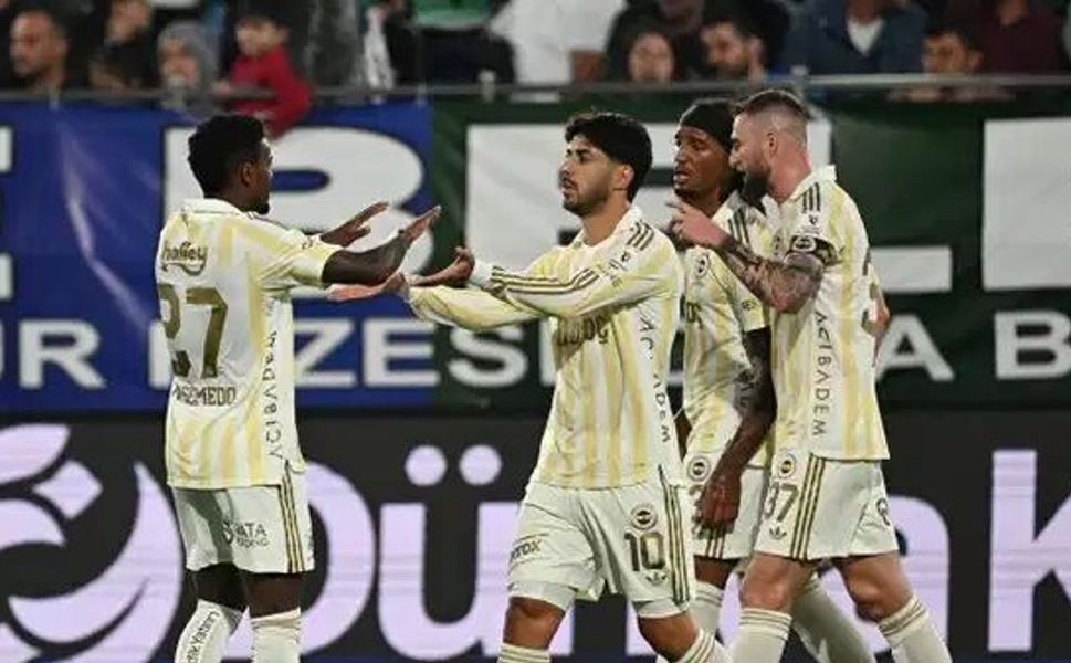 Fenerbahçe, Rize deplasmanında 3 golle kazandı