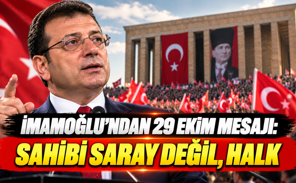 İmamoğlu'ndan 29 Ekim mesajı: Sahibi saray değil, halk