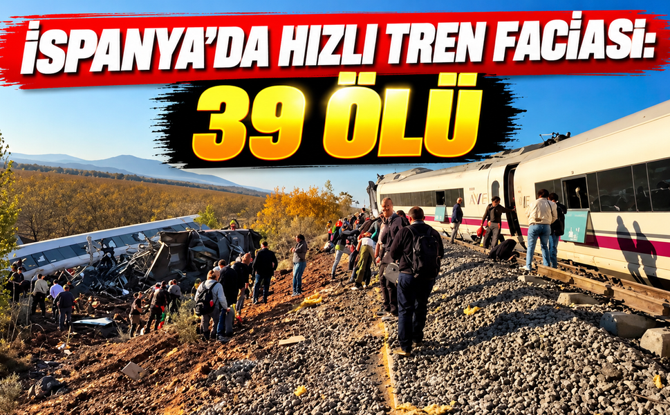 İspanya'da hızlı tren faciası :39 ölü