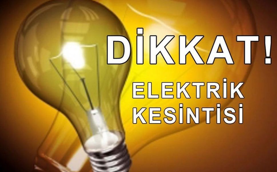 İzmir'de 29 Ekim'de elektrik kesintisi