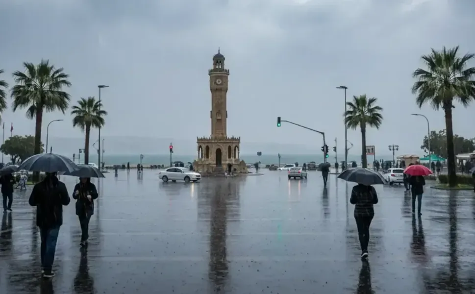 İzmir'de yeni hafta yağışla başlıyor