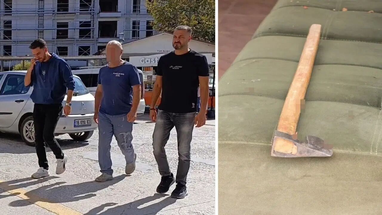Bursa'da mezarlıkta baltalı kavga: 1 kişi yaralandı